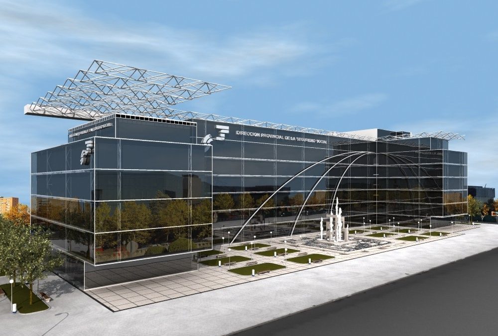 Edificio sede direcciones provinciales de la TGSS, INSS, ISM en San Sebastián